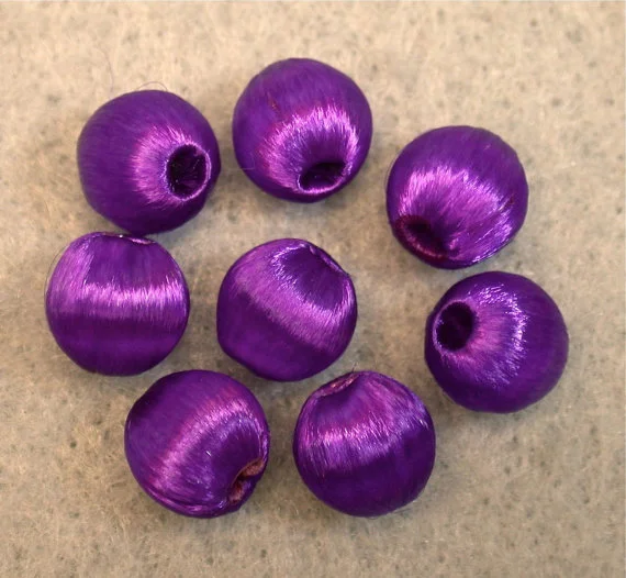 Vintage Japanese Silk Beads