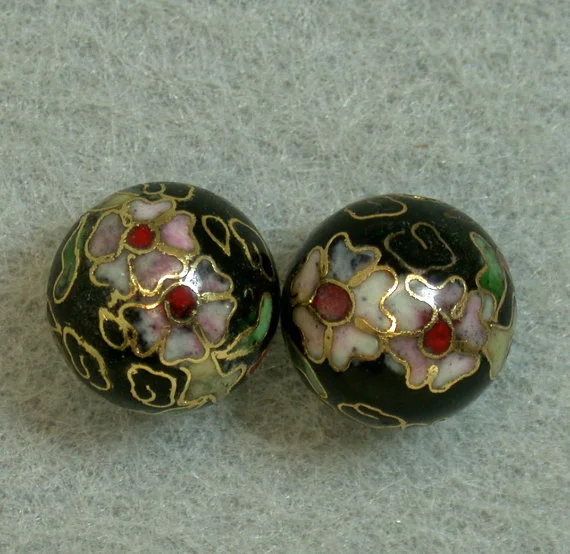 Vintage Chinese Cloisonne Beads
