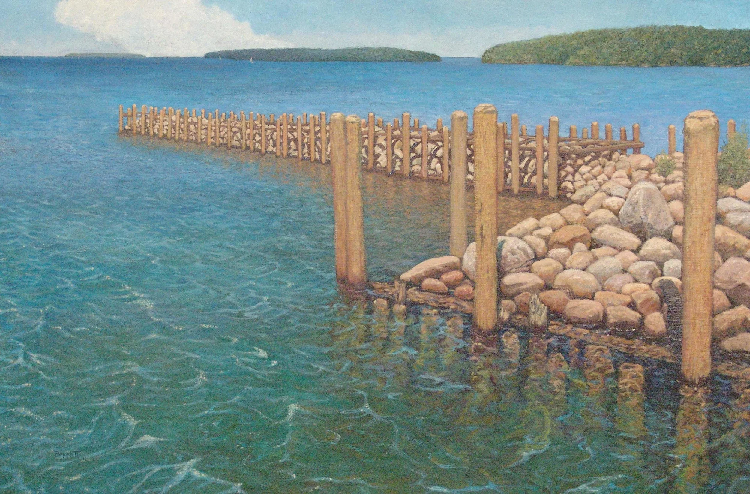 InvNo549ApostleIslandsBreakwater,o:c,24x36,2011,Fr.jpg