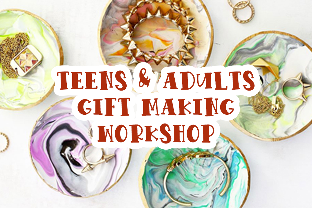 Gift Making Workshop: Marbled Trinket Dishes or Coasters