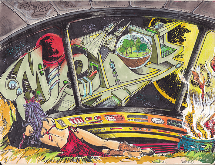 Black Book Drawing, 2013