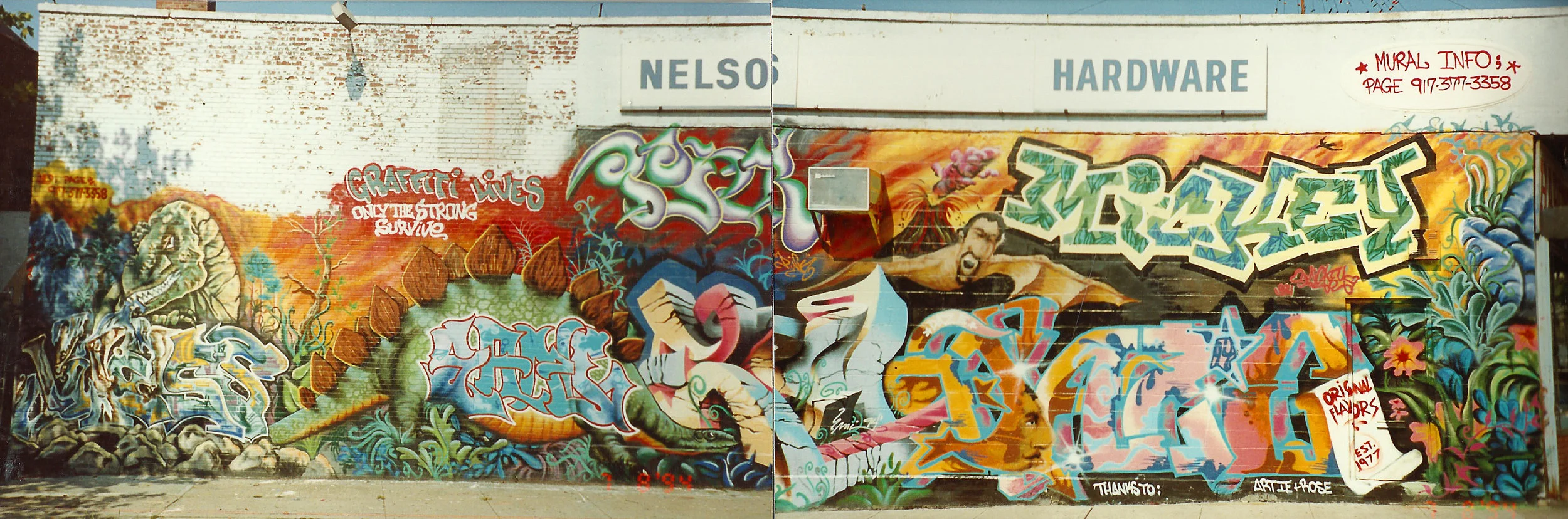 Queens NYC, 1994. Klass - Smith - Erni- Daze - Lady Pink - Mickey - IzTheWiz