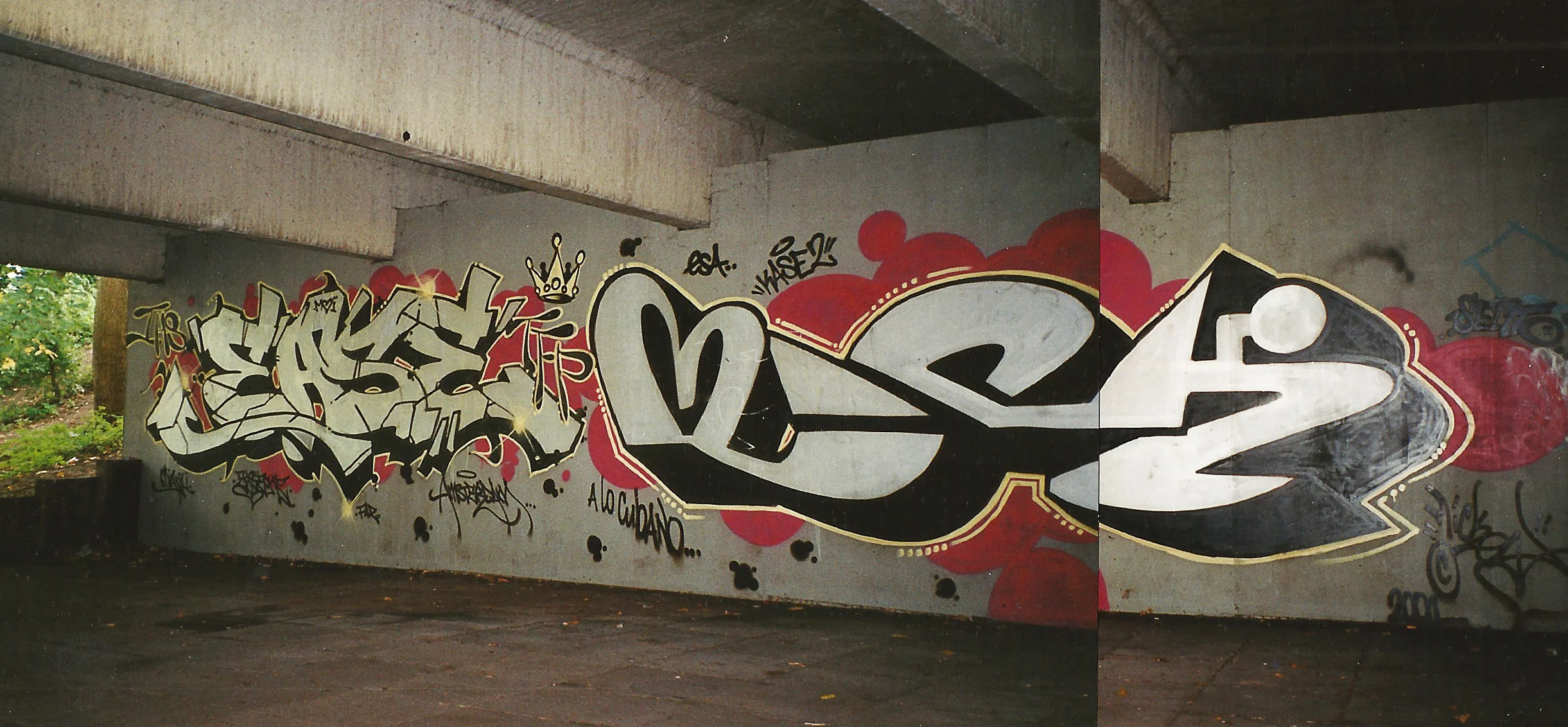 Amsterdam 2001. José Parlá aka Ease TFP - Mickey.