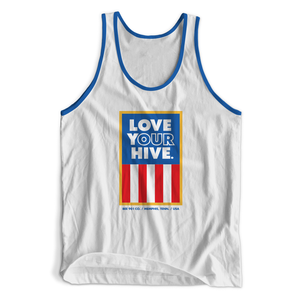 "Love Your Hive" Patriot Tank