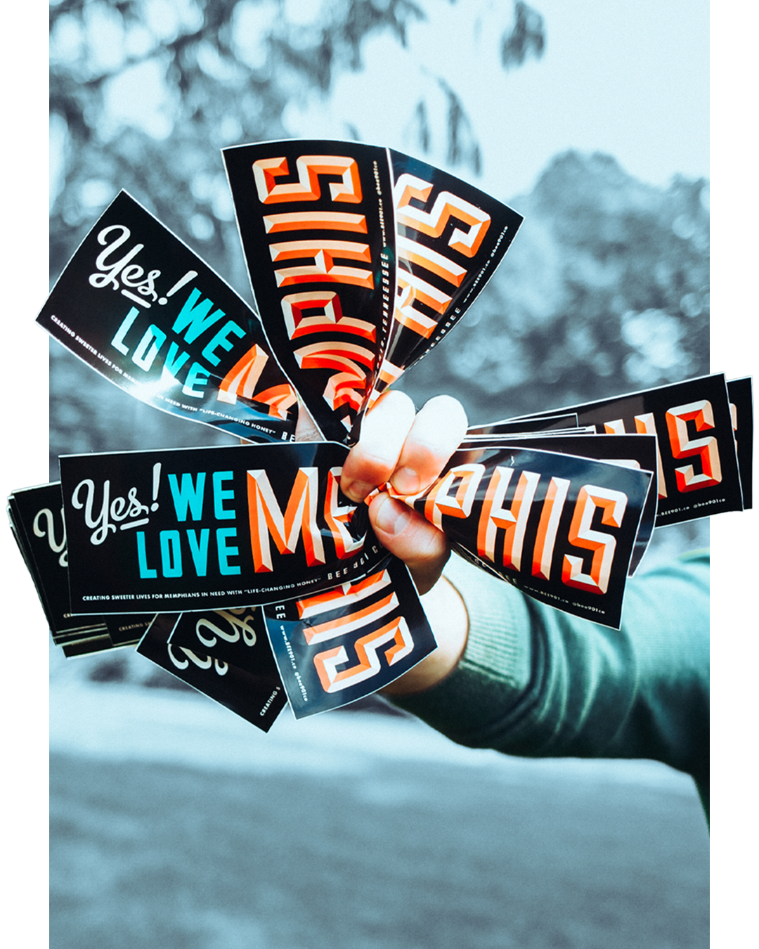 YES! We Love Memphis Bumper Stickers