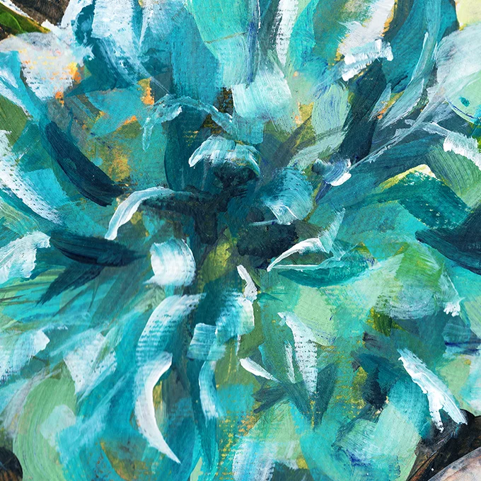 Turquoise Flower