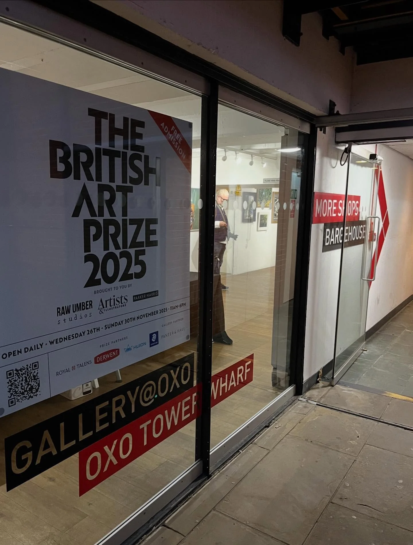 There&rsquo;s still time to visit The British Art Prize 2025 &lsquo;Final 50&rsquo; at The Gallery at OXO this weekend.

Alternatively you can view the online catalogue online https://www.thebritishartprize.com/2025-exhibition/p/victoria-sills-rosa


