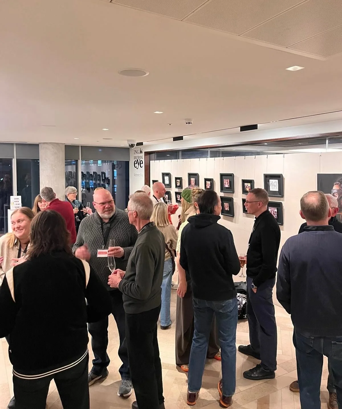 Such a lovely opening last night. Big thank you to everyone that came and made the evening so special and to ING for hosting my work 🙏 

So lovely to see Chris Davies from @thestonespace where this time last year I had my very first show and to meet