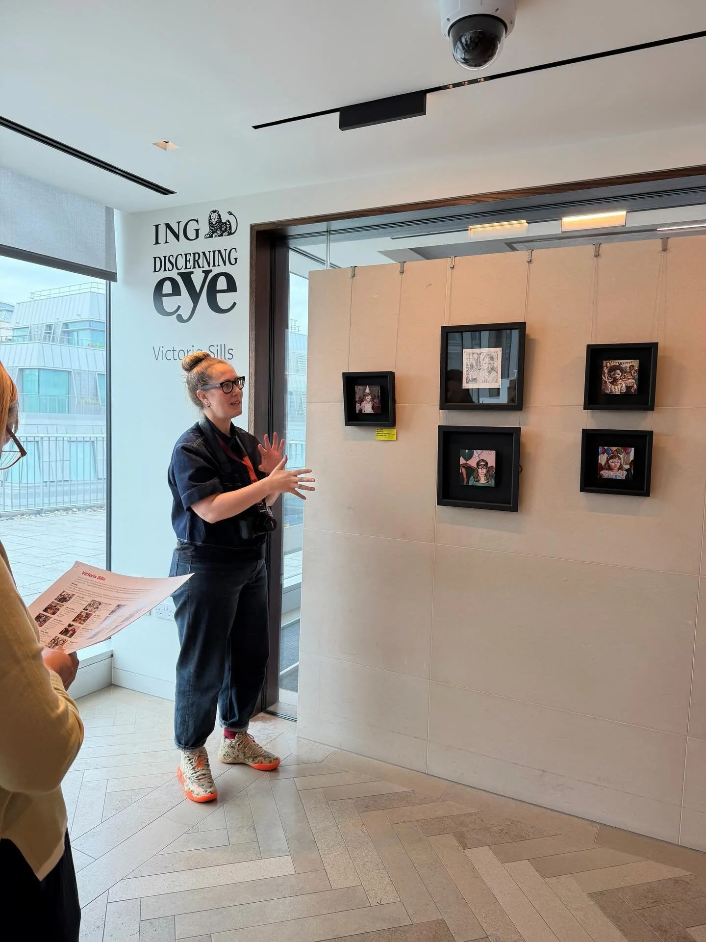 This time last week I did a talk at ING about the work in my current show which runs for the next 3 weeks. The show is part of the @discerningeyeorg Purchase Prize 2025.

If you would like to visit just email art@uk.ing.com I will also be there on so