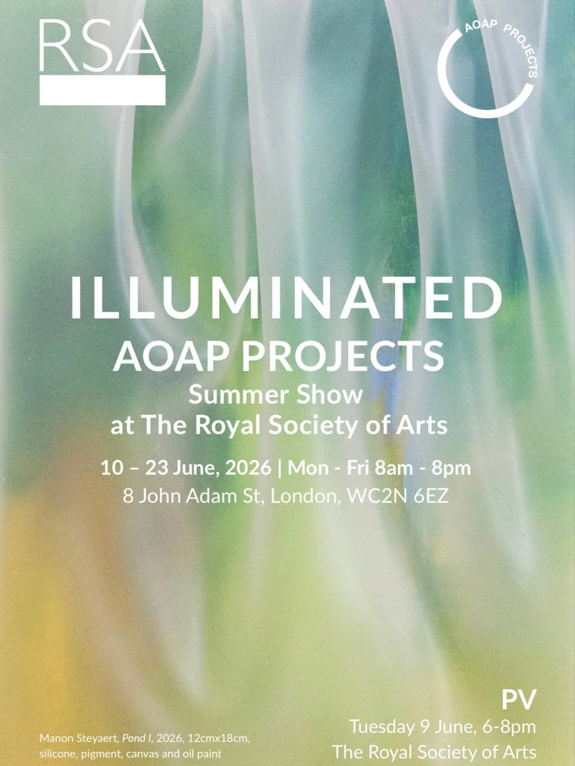 I have some work in&nbsp;the AOAP Projects x Royal Society of Artists Summer Show - Illuminated.&nbsp;You can find my artwork&nbsp;&lsquo;William&rsquo;, sale number 201 and &lsquo;Mary&rsquo;, sale number 202 in the link in my bio. Work goes on pres