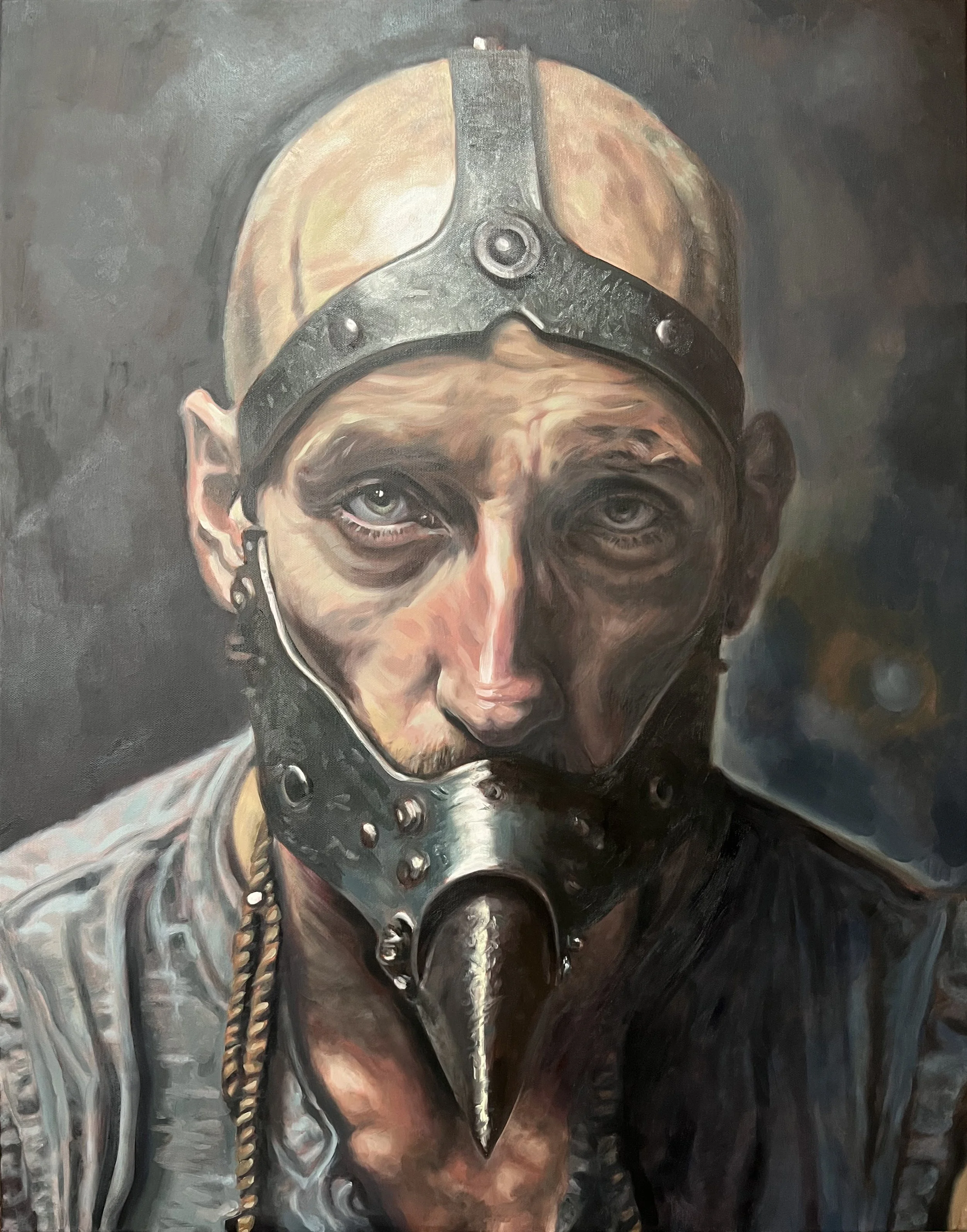 Cloistered - oil on canvas - 91 x 71 cm