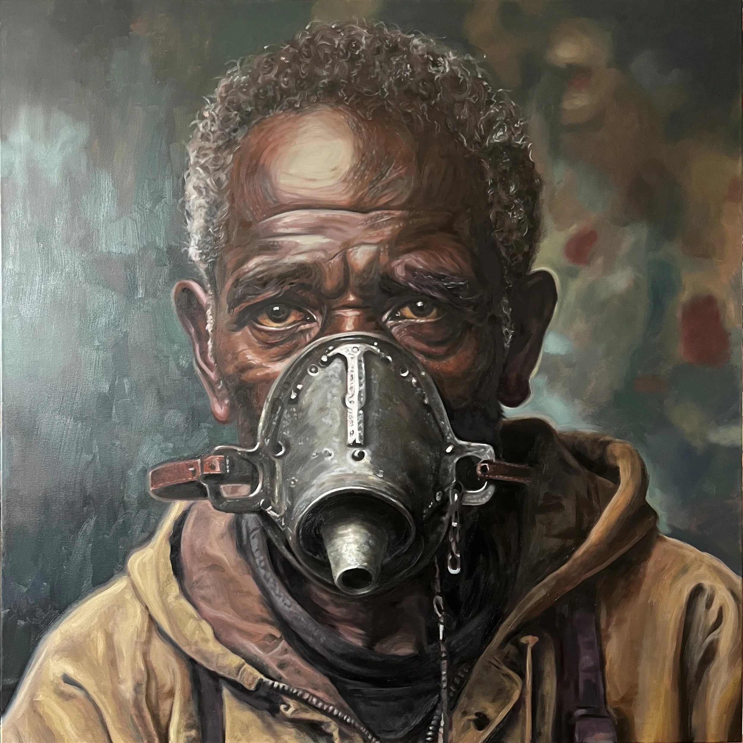 Obloquy - oil on canvas - 91 x 91 cm