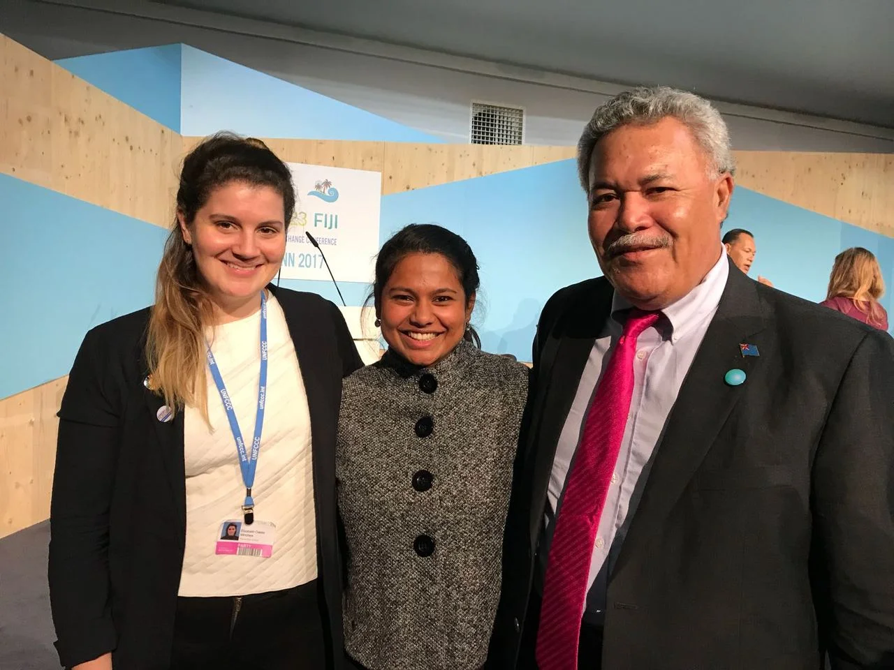 CIERP research assistant Elizabeth Minchew followed up on her CIERP-funded internship in Papua New Guinea last summer to serve on their formal government delegation and participated in the negotiations focused on adaptation for the Alliance of Small Island States.