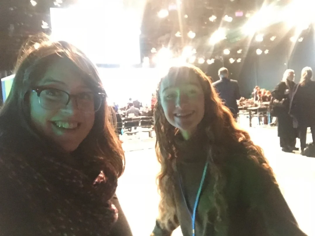 Tufts delegates at a meeting of the APA.