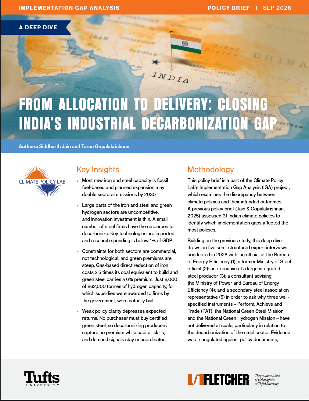 From Allocation to Delivery: Closing India's Industrial Decarbonization Gap