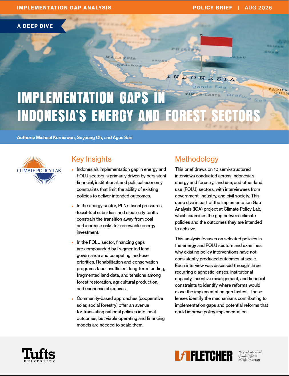 Implementation Gaps in Indonesia's Energy and Forest Sectors