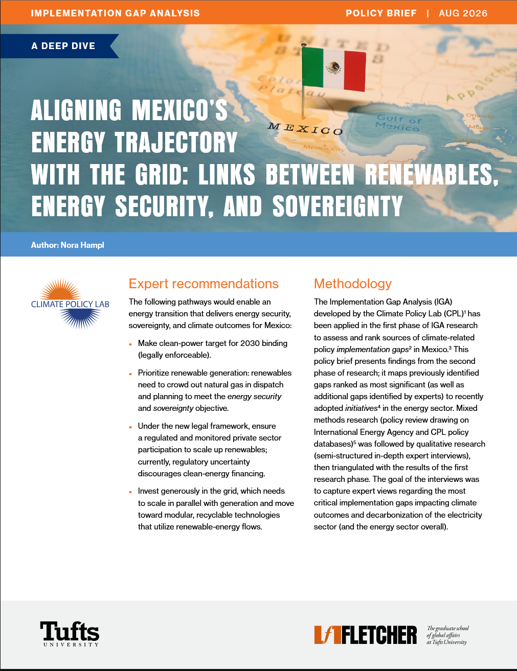 Aligning Mexico's Energy Trajectory with the Grid: Links between Renewables, Energy Security, and Sovereignty