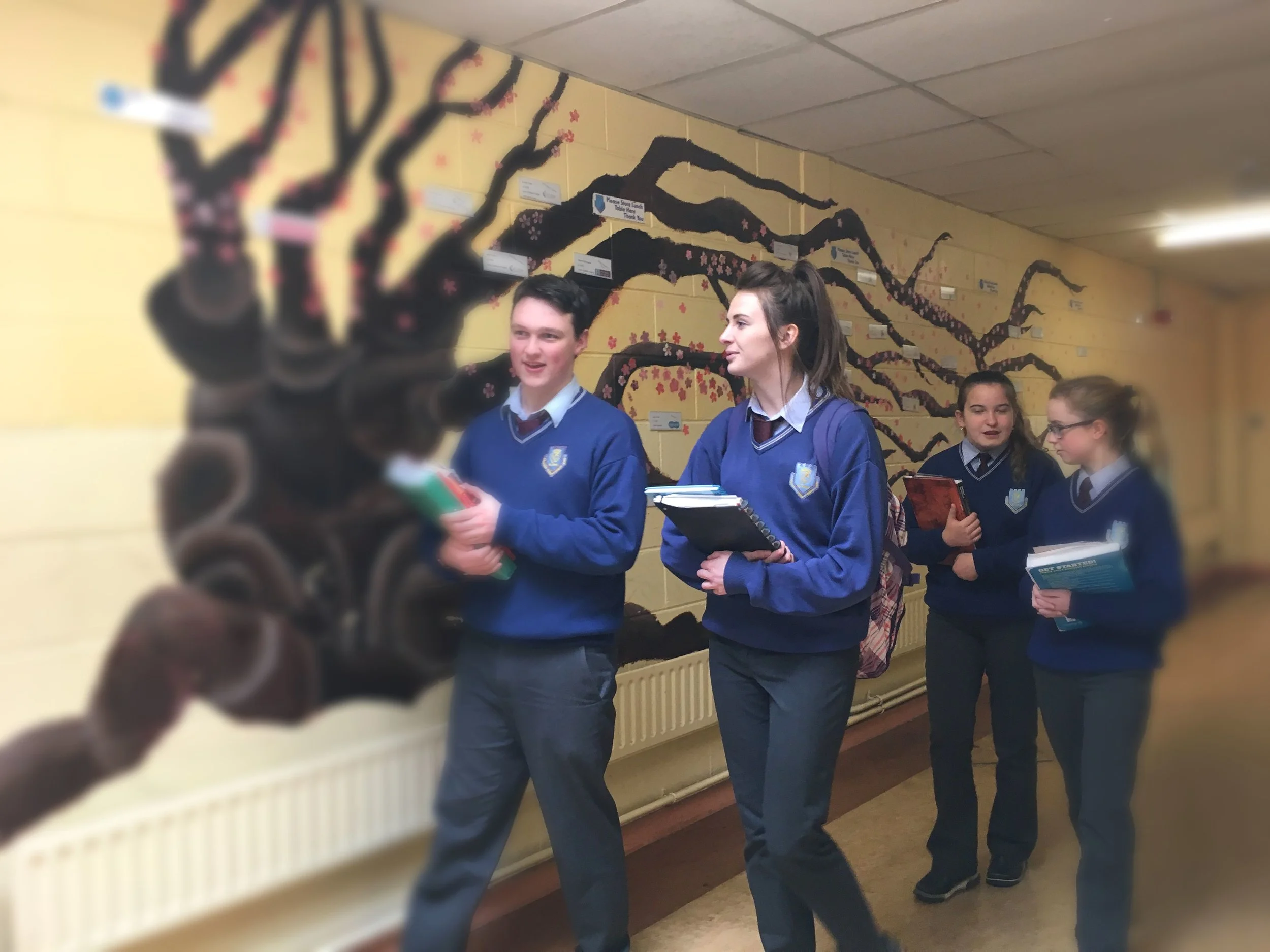 flared school trousers
