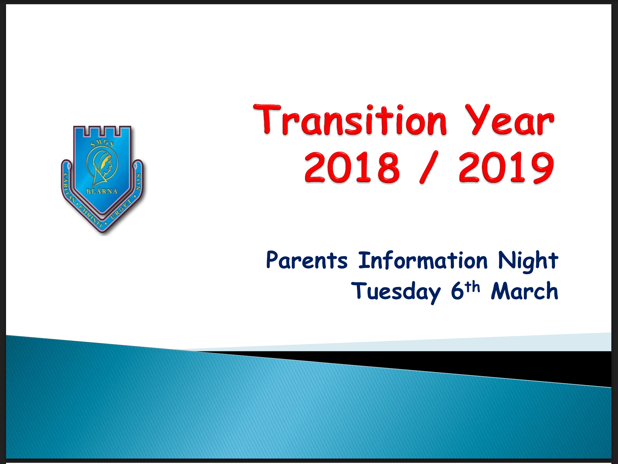 TYO 2018/19 Info Night
