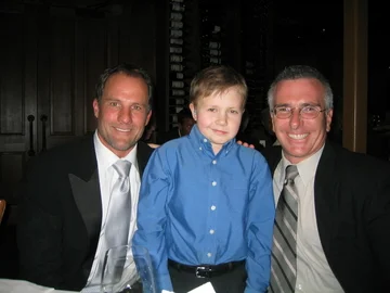 Brandon at the Melting Pot/SIP St. Jude Dinner and Auction. Brandon helped auctioneer Larry Snyder raise up the bids.