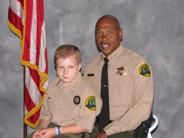 Brandon was honored to be a Chief for a Day with Sheriff John Lovick. At Brandon’s funeral, Sheriff Lovick shed many tears.