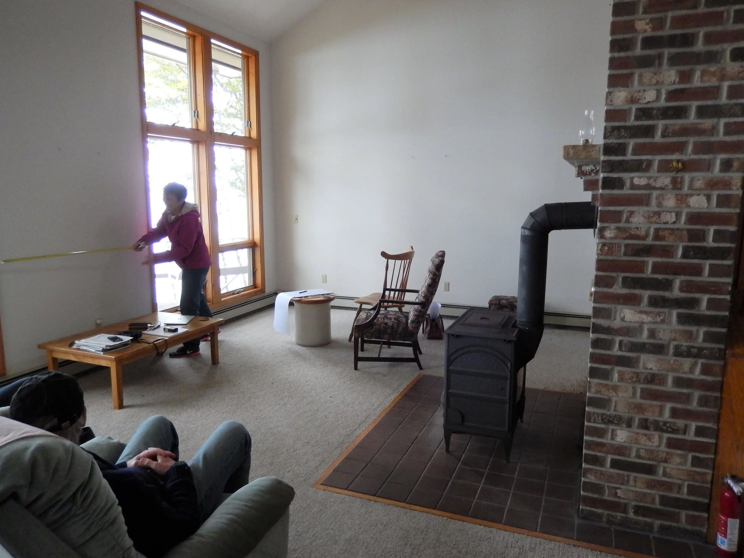 Coastal Island Living Room: Before