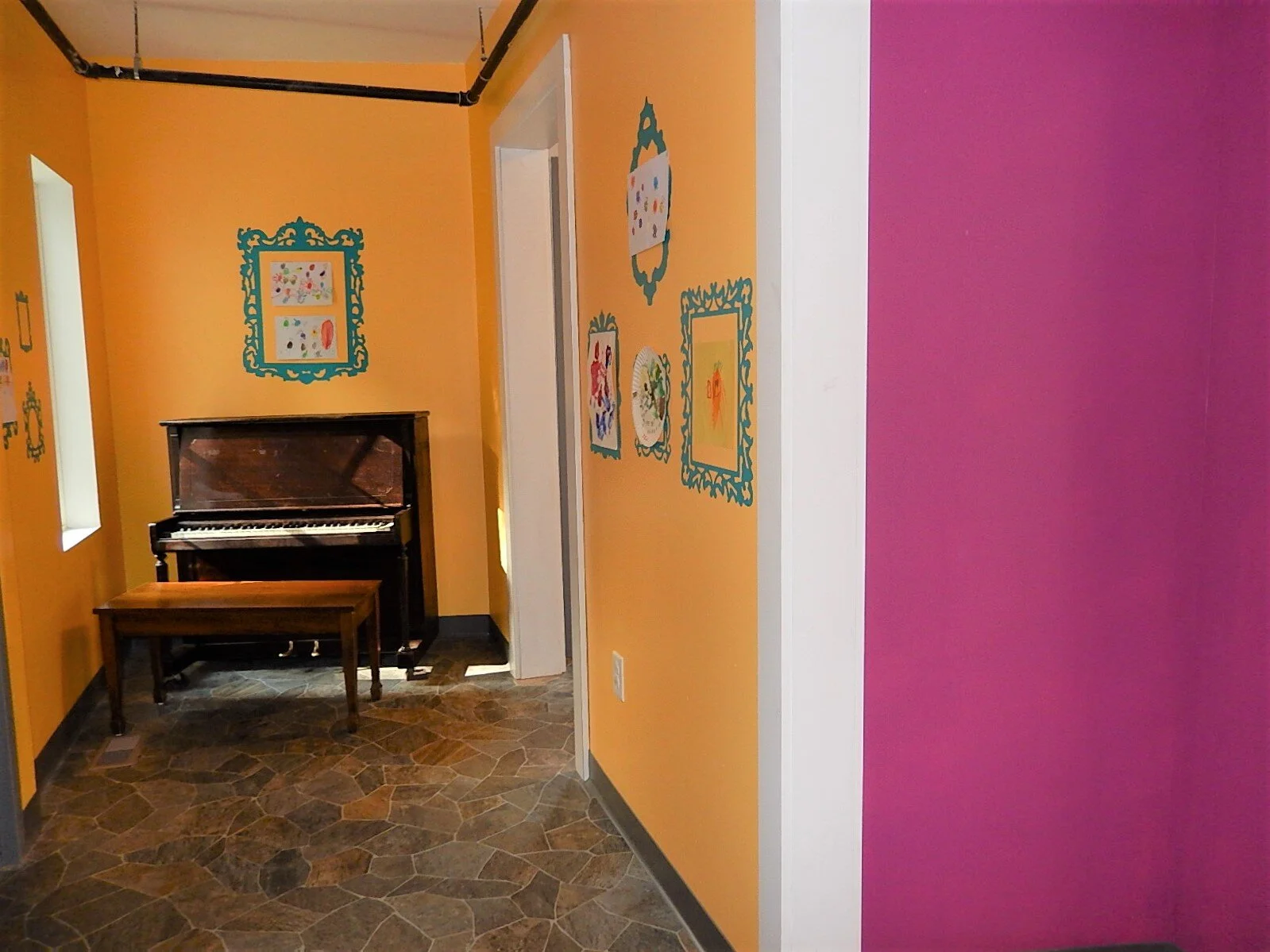 Child's Piano in Back Hall