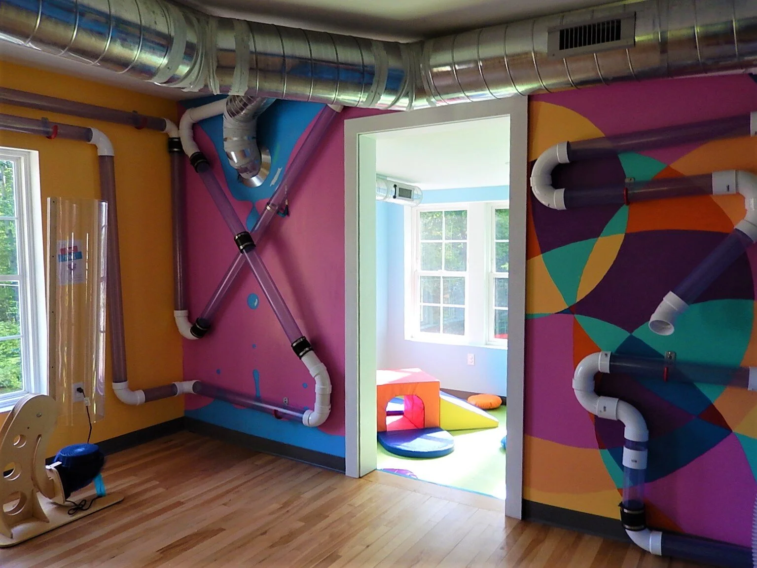 Air Shooter with Toddler Room beyond