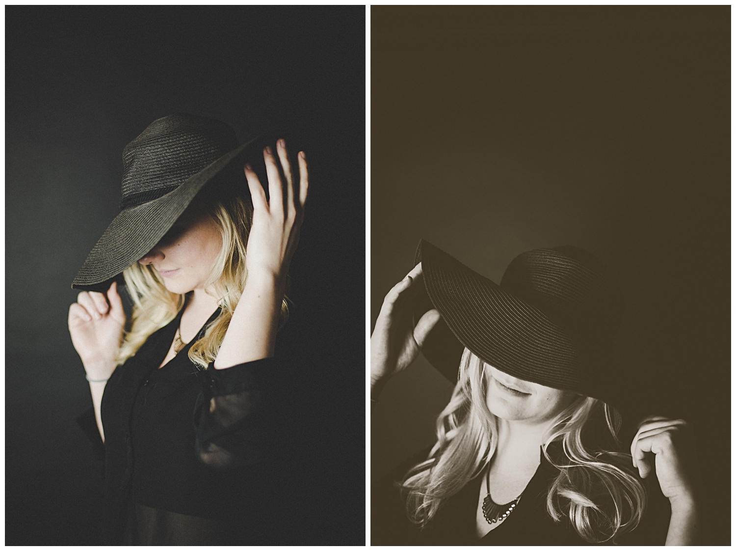 black hat- dark photography