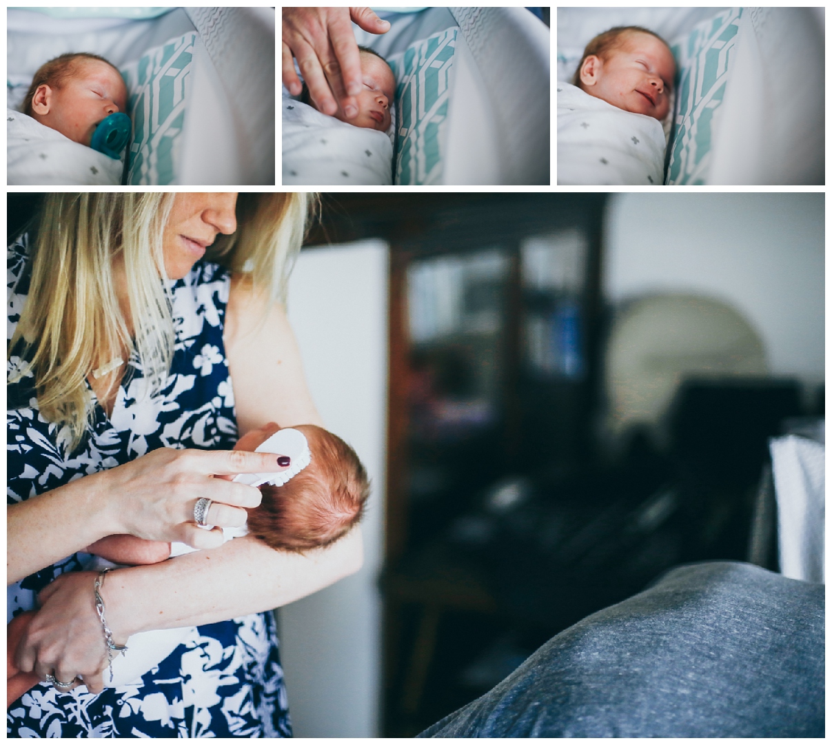 Close up newborn bassinet