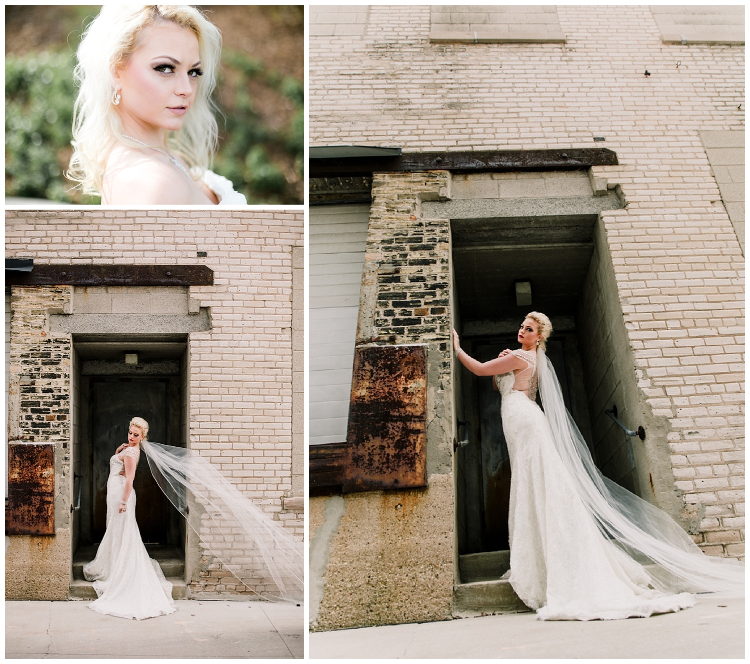 Bridal editorial fierceness.