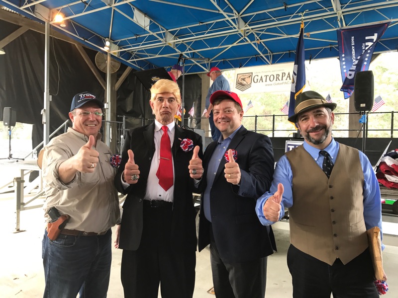 Rob Maness, Bobby Blaze Trump Impersonater, Jeff Crouere, Mike Church.jpg