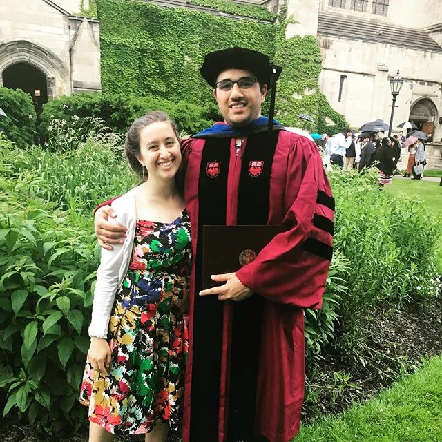 SO proud of this doctor right here!! After 5 years of hard work, @merubhanot finally got his PhD in economics! #graduate