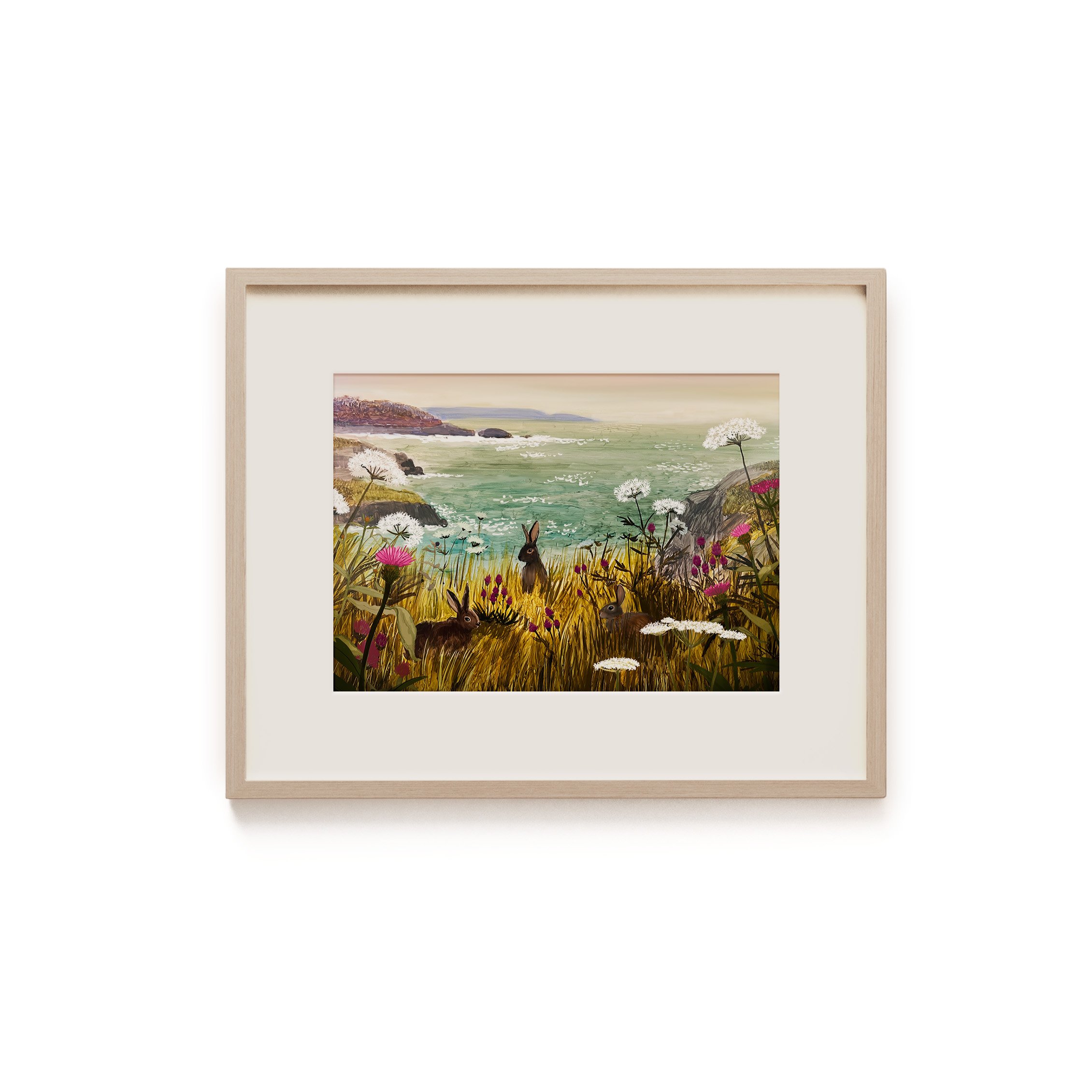 Print / Rabbits by The Sea