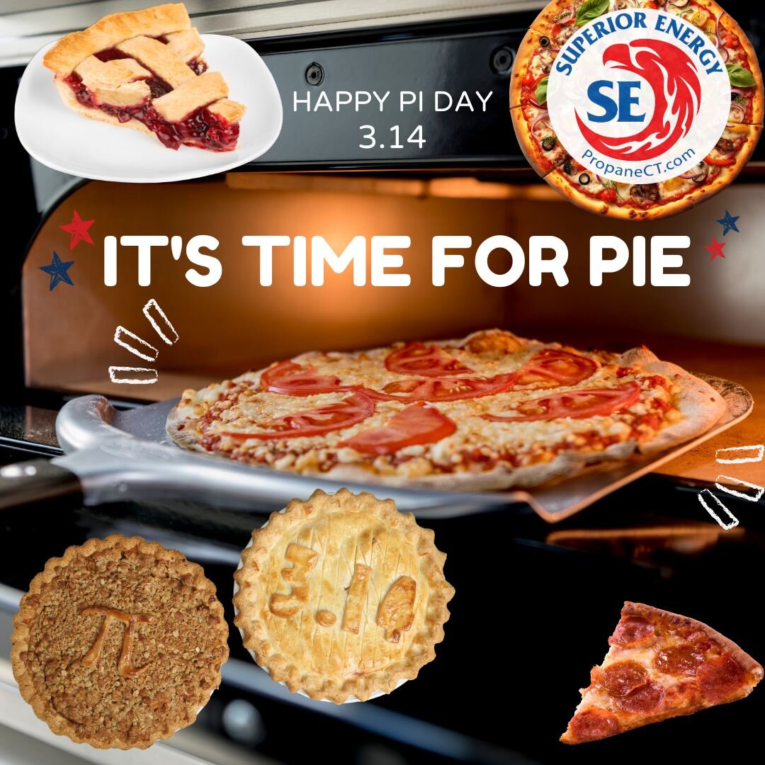 Happy Pi Day! What kind of pie are you enjoying tonight? 🍕🥧

No matter how you slice it, we think baking with propane is the best way to prepare your pie. 

PropaneCT.com/cooking-with-propane