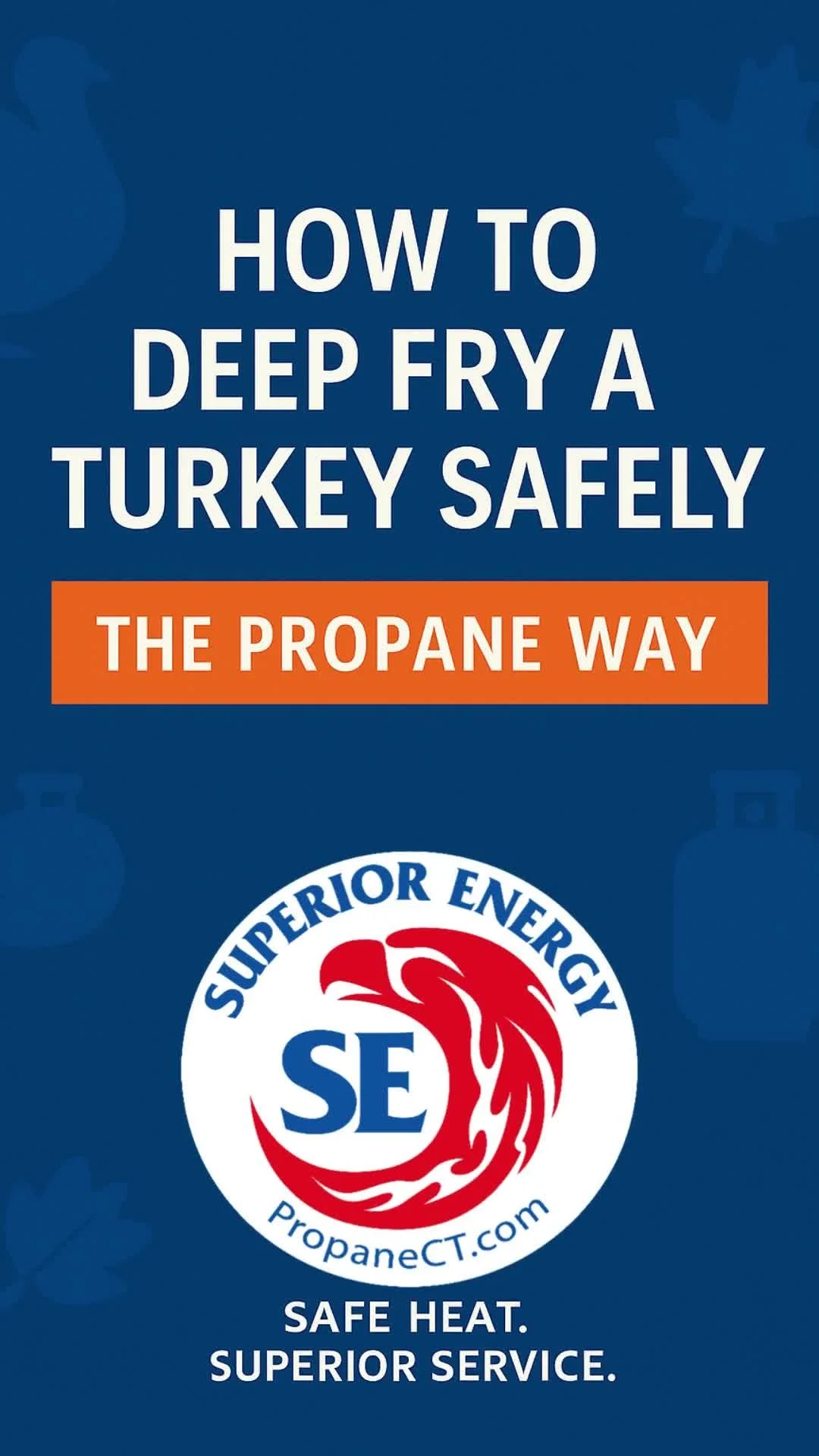 🥧 Have you started thinking about Thanksgiving yet? It's never too early to start prepping for a safe holiday! 

How to Deep Fry a Turkey Safely &mdash; Fry Smart with Propane 🍗 
Here are a few tips from our propane experts on how to stay safe and 