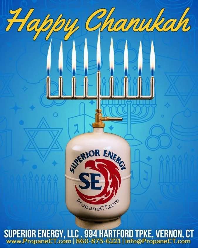 When the fuel is good&hellip; the light lasts 🔥
Long-lasting light, steady warmth, and a spark that didn&rsquo;t fade &mdash;the original &ldquo;energy efficiency&rdquo; story. 
🕎 Happy Chanukah from Superior Energy, your local propane team.