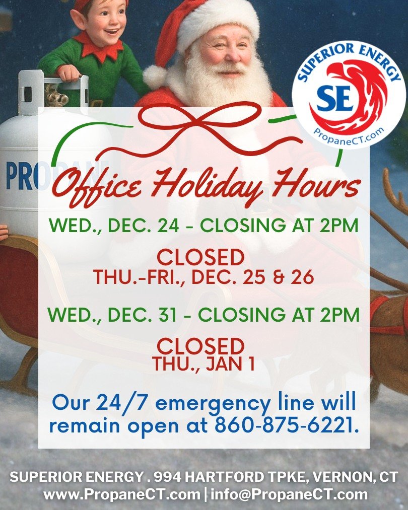 🎄Merry Christmas! 🎅🏻
Office Holiday Hours: Closing 2pm Wed, Dec. 24. | Closed Thu-Fri, Dec. 25-26. 

🎇Happy New Year 2026! 🎆
Office Holiday Hours: Closing 2pm Wed, Dec. 31. | Closed Thu, Jan. 1

🚨 Our 24/7 emergency line will remain open at 860
