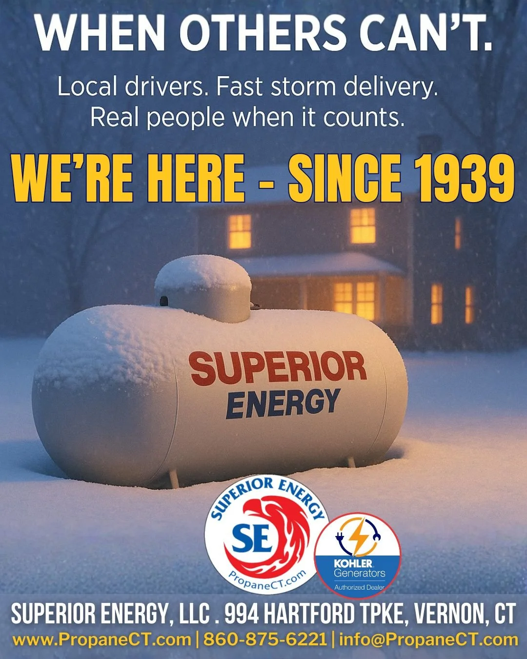 ❄️ Important Blizzard Notices ❄️ 
We hope you and your family are staying safe during today&rsquo;s blizzard.

Some Delivery updates:
🚜 No delivery trucks will be on the road today (Monday, Feb. 23, 2026) due to conditions.
📞 Our office is open if 