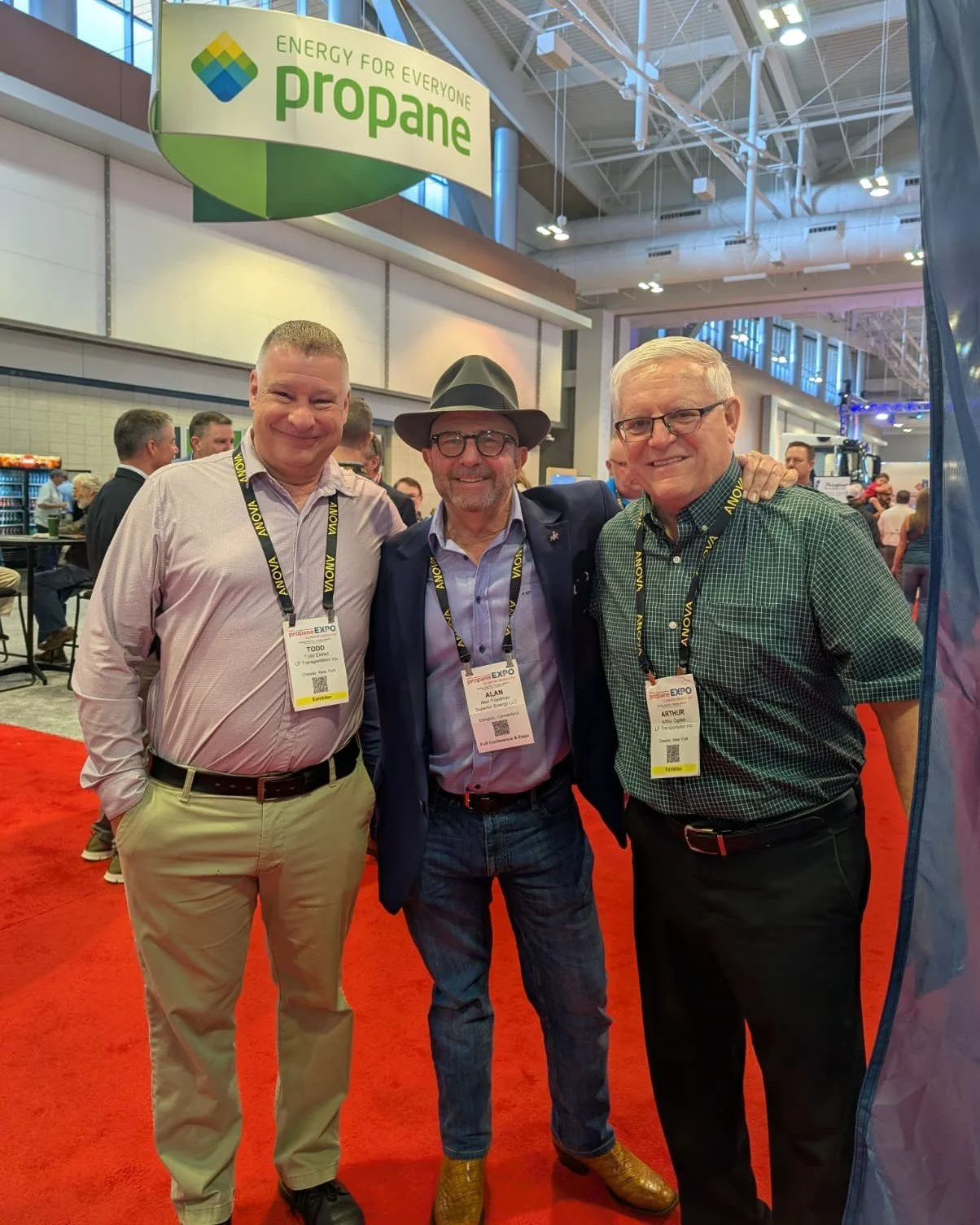 🎼 Made it to Music City 🔥 Here at the National Propane Gas Association Expo in Nashville - thanking our L.P. Transportation, Inc. team in person for helping us power through a tough winter ❄️ Excited to head back to CT with fresh ideas, new insight