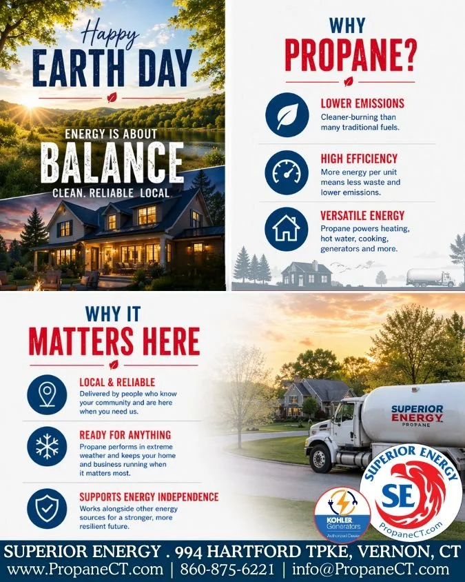 Happy Earth Day 🌎

Propane is a clean-burning energy source that helps power homes, farms, and businesses efficiently and responsibly 🔥 It works alongside other energy sources to create smarter, more resilient systems.

🌱 Cleaner energy
🔥 Reliabl