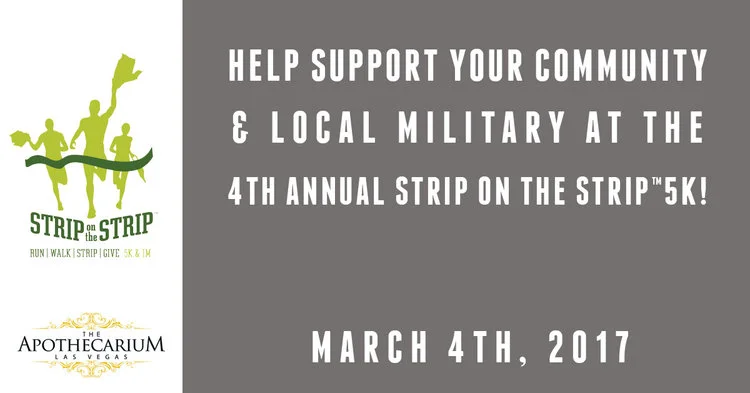 Support your community and local military at Strip on the Strip