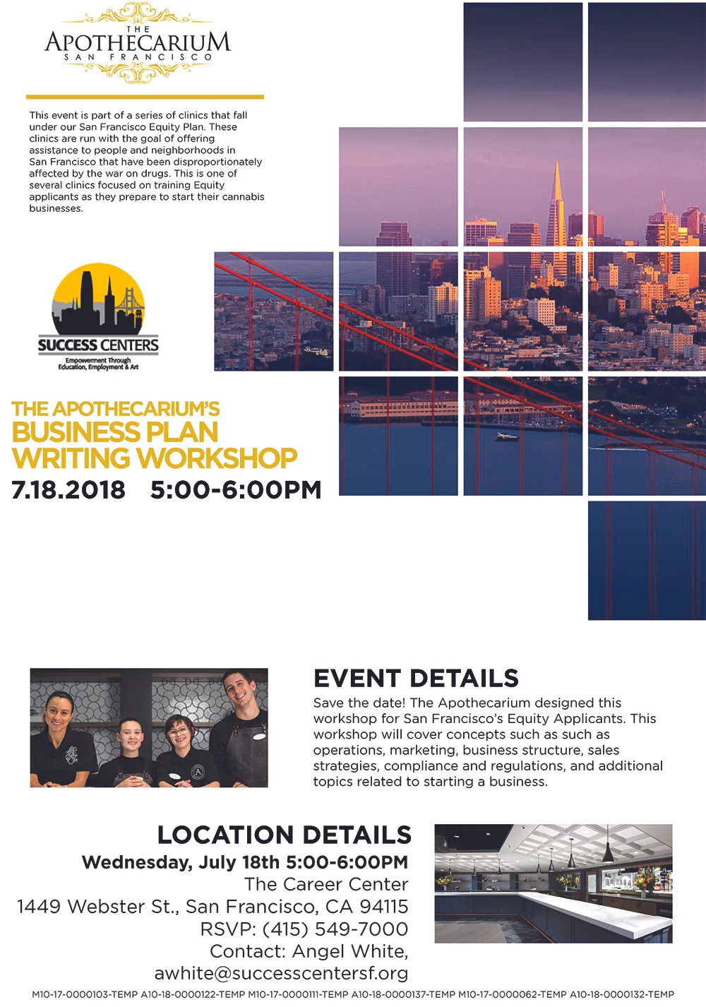 the apothecarium san francisco discusses their equity plan clinic on business plans in the cannabis industry