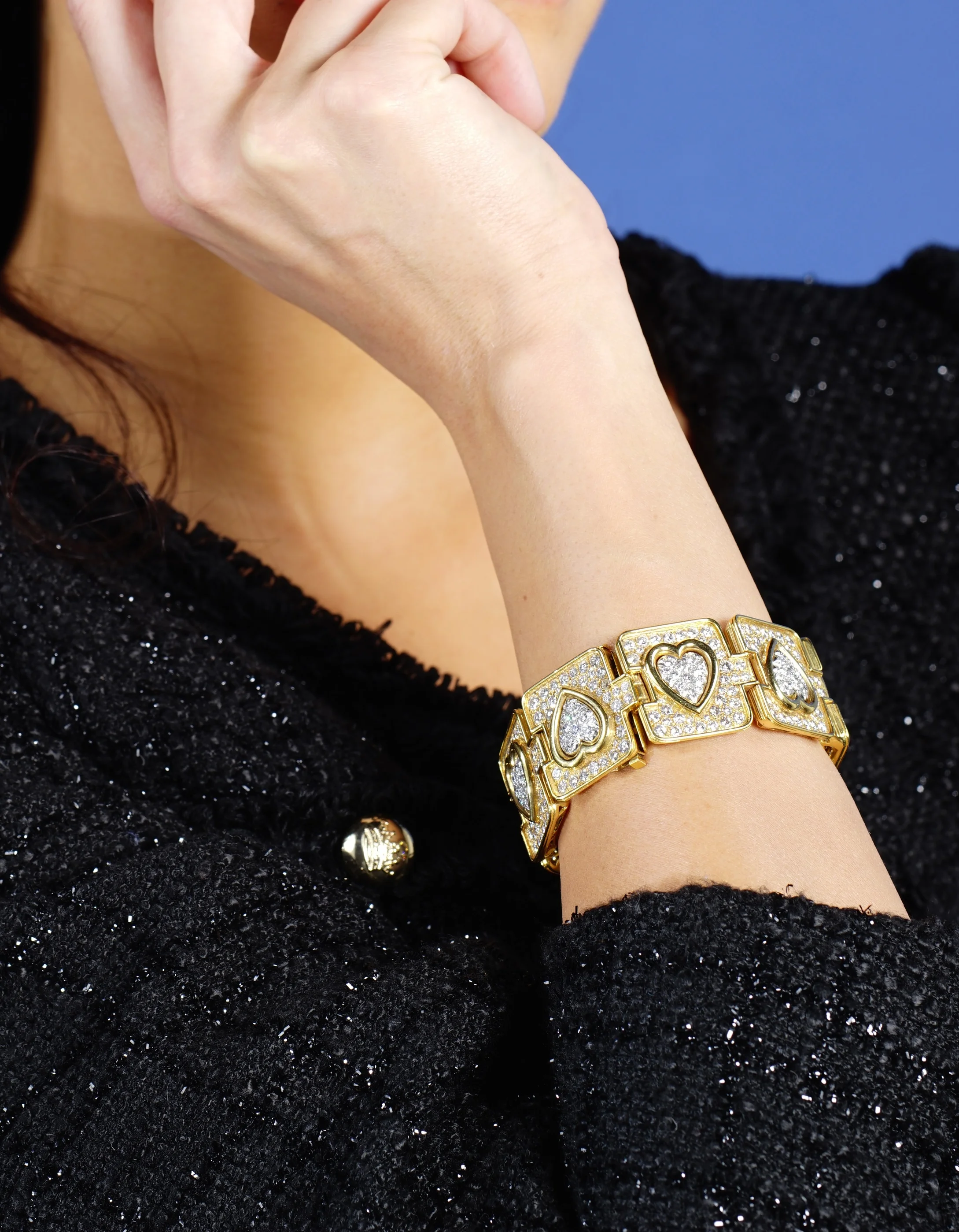 Iskenderian Bracelet Diamond Gold Platinum A16763.jpg