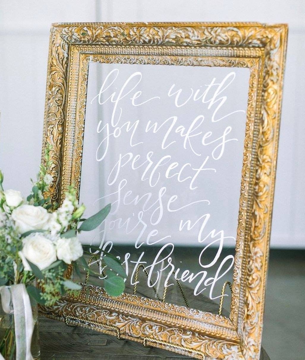 Plexiglass in a Vintage Frame (photo: Ellen Ashton)