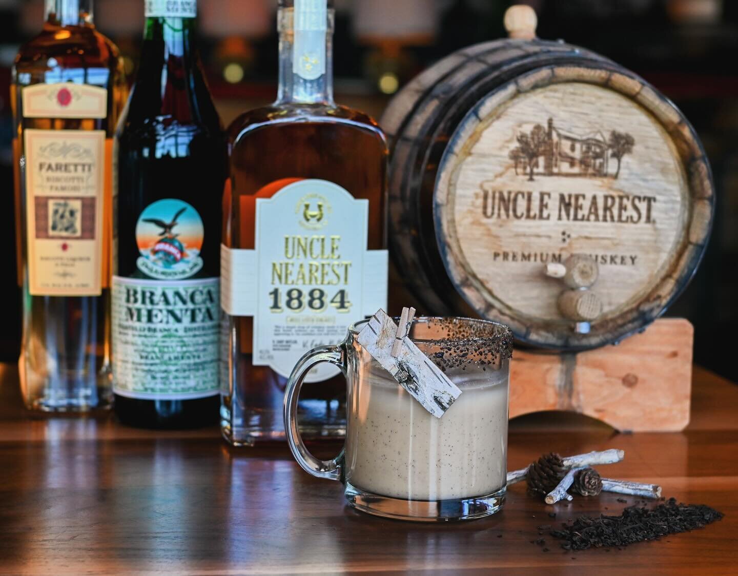 We want to continue to highlight Uncle Nearest because of the incredible partnership we continue to have. Hard Nog Life is just one of several cocktails we have done with this amazing brand and we cannot wait to show you what&rsquo;s next for our Spr