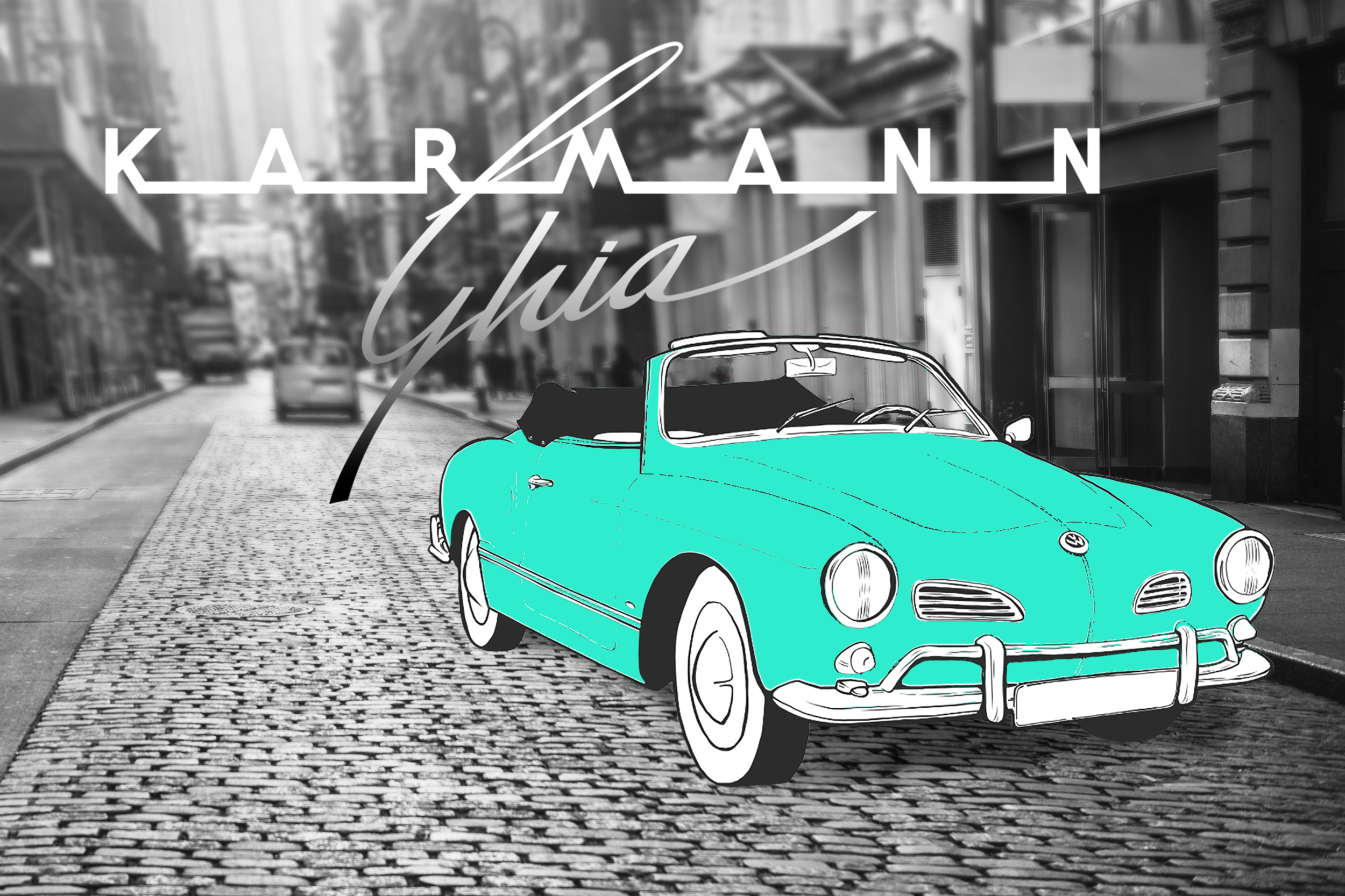 Karmen Ghia Illustration on a street_Teal.png