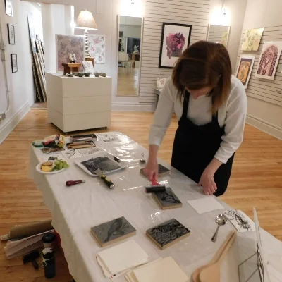 Katharine Silent Water Katharine Silent Water is a nomadic print maker and painter.