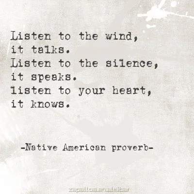 Silence is important.