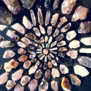 Crystal grid. Setting intentions. Surrender. Trust the process.